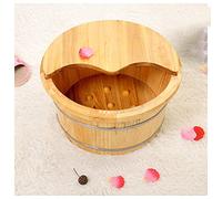 Bastone Di Legno Spa Per Piedi Bacino Per Piedi In Legno Vaschetta Per Pedicure In Legno 25Cm Bacino Per Pedicure Pediluvio Secchio Ispessimento Punto Di Agopuntura Massaggio Piede Lavaggio