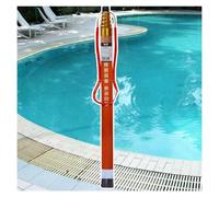 Bastone di salvataggio di emergenza, telescopico, gancio salvavita, con manico antiscivolo, per la sicurezza della piscina e il salvataggio in acqua