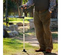 Bastone Estensibile con Luce LED, Allarme Acustico e Mano Meccanica Hannde In