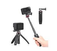 Bastone estensibile per selfie per action camera, kit di accessori portatile per Vlog Selife Stick Treppiede Impugnatura Impugnatura Stand Action Camera Vlog