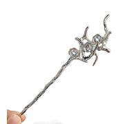 Bastone for capelli, forcina for capelli cinese, bacchette for capelli, bacchette for capelli, bastoncini for capelli in metallo Bacchette for capelli in pietra di luna sintetica Semplici ed eleganti