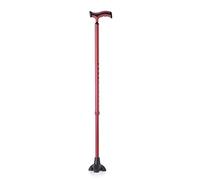 Bastone in alluminio anodizzato colorato puntale con base larga Rosso Art. RP191R