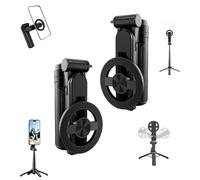 Bastone magnetico per selfie 4 in 1 con rotazione a 360°, bastone portatile per selfie, con telecomando staccabile Bluetooth, indispensabile per viaggi a quattro zampe (2 pezzi)