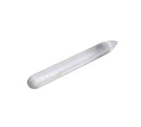Bastone massaggiante in selenite - circa 15 cm - Bastone di cristallo liscio per benessere e relax - Pietra energetica per massaggi