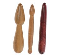 Bastone Massaggio in Legno, 3 Pezzi, Massaggiatore Plantare per Piedi | Legno, Facile da Impugnare, per Collo e Braccia, Guardando la TV o Ascoltando Musica
