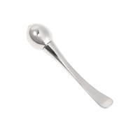 Bastone Massaggio Occhi Crema Cucchiaino, Lega di Zinco 7,5x1,55x1,55cm | Strumento Riutilizzabile, Superficie Liscia, per Preparazione Trucco, Viaggio, Ufficio e Pelle Sotto gli Occhi