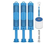 Bastone Minerale per piscina termoresistenti con ioni d'argento | 3 Pezzi cartucce minerali termali Per esterni, giardino, cortile, casa, hotel, piscina, vasca gonfiabile