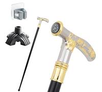 Bastone Panda Stile Britannico, Manico Ergonometrico Antiscivolo Resistente all'usura e Portatile Unisex, Anche un Accessorio Elegante per Signori