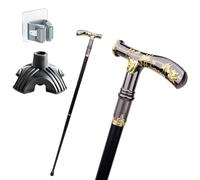 Bastone Panda Stile Britannico, Manico Ergonometrico Antiscivolo Resistente all'usura e Portatile Unisex, Anche un Accessorio Elegante per Signori