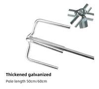 Bastone per agitazione della vernice Facile da pulire Agitatore per trapano per vernice Agitatore per cemento Strumento per agitazione adatto per agitatore in resina epossidica