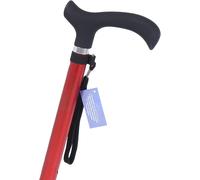 Bastone Per Anziani in Alluminio altezza regolabile da 68 a 90,5 cm; colore ROSS