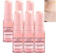 Bastone per balsamo multiplo al collagene, idratante per il viso anti-rughe con olio di avocado, siero rassodante anti-invecchiamento, per collo e occhi, lenisce la pelle (6 pezzi)