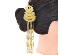 Bastone per capelli con nappa, forcina per capelli tailandese Peacork Forchetta per capelli cinese