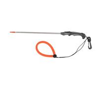 Bastone per Immersione in Acciaio Inossidabile 316 Noise Maker Bastone per Il Solletico 'Aragosta Asta Puntatore con Cordino in Scala Fibbia Manico Grigio per Lo Snorkeling