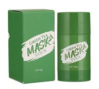 Bastone per la pulizia profonda dei pori del viso, tè verde idrata maschere di argilla, bastone di pulizia, 40 g, per tutti i tipi di pelle