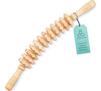 Bastone per massaggio in legno (12 rulli) - Strumento per massaggio con terapia del legno per scolpire il corpo, rilascio fasciale e drenaggio linfatico - di Cozlow