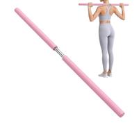 Bastone per Mobilità Regolabile Antiscivolo Stretching Flessibilità, | Bastone da Esercizi in Acciaio Inossidabile Allenamento a Casa, Palestra, Studio, Pilates, Donne e Principi