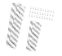 Bastone per piante con clip, 30 pezzi, supporto stabile per orchidee, promuove la crescita verticale delle orchidee