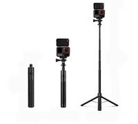 Bastone per selfie estensibile da 1,2 m per DJI Osmo Action 5 Pro/4/3, bastone per selfie estensibile a sgancio rapido, asta di estensione in alluminio per viaggi, vlogging e riprese all'aperto