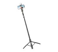 Bastone per selfie estensibile Treppiede Selfie Stick Treppiede Stand Per Video Live Streaming Quick Release Treppiede Gamba