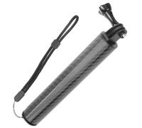 Bastone per selfie palmare in fibra di carbonio Asta galleggiante da 1/4 "Foro per vite compatibile con GoPro Insta360 SJCAM YI Action Camera per treppiede monopiede