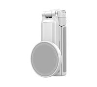 Bastone per selfie portatile, altezza regolabile da 21,5 a 43,5 cm, supporto magnetico per telefono, asta estensibile a 5 sezioni, resistente in nylon e alluminio, per analisi di golf, altalena