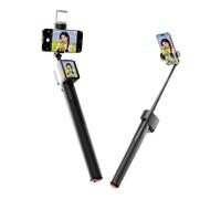 Bastone per selfie RC palmare - Supporto per telefono cellulare con schermo BT 5.2 Monitor selfie Vlog Monitor ricaricabile