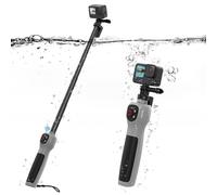 Bastone per selfie subacqueo da 33 pollici con telecomando Bluetooth, impermeabile retrattile selfie stick per Gopro Hero 13 12 11 10 9, adatto per surf, snorkeling e immersioni (entro 98 piedi)