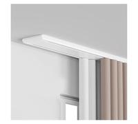 Bastone per tenda a doppio binario per montaggio a soffitto, divisorio in alluminio resistente, con rullo silenzioso, facile installazione, perfetto per la privacy delle finestre e il partizionamento