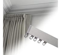 Bastone per tenda con puleggia, 2,2 m, oscurante, per camera da letto e bagno, elegante soluzione di arredamento per la casa, regolabile ed elegante, perfetta per la privacy e il controllo della luce