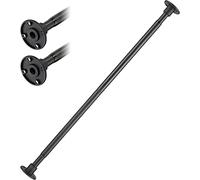 Bastone per Tenda da Doccia Telescopica Estensibile Stile industriale, 74-127cm Asta per Tende da Doccia in Ferro Regolabile per Doccia e Vasca da Bagno, Comprese Viti e Tasselli