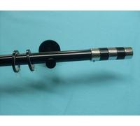 BASTONE PER TENDA DIAMETRO 20MM. MOD.RIFLESSI BIANCO NERO DA MT.2,00