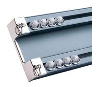 Bastone per tenda doppio resistente, lunghezza personalizzata, silenzioso, facile installazione a soffitto, 2 m, colore blu, ideale per la decorazione della casa e l'ottimizzazione dello spazio