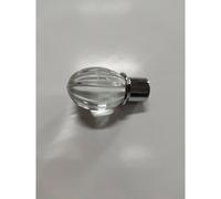 Bastone Per Tenda Finitura Acciaio ø20mm, Scorritenda A Strappo, Binario Tende - Descrizione e Colore: Terminale V3 Cromato