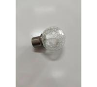 Bastone Per Tenda Finitura Acciaio ø20mm, Scorritenda A Strappo, Binario Tende - Descrizione e Colore: Terminale Energia Satinato