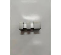 Bastone Per Tenda Finitura Acciaio ø20mm, Scorritenda A Strappo, Binario Tende - Descrizione e Colore: Terminale Rebus Satinato