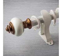 Bastone per tenda in alluminio resistente, scorrevole liscio, facile da installare per soggiorno, camera da letto, divisorio per doccia, lunghezza regolabile 5,9 m, elegante decorazione per la casa
