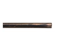 Bastone per tenda in ferro 160 cm nero e rame Ø 20 mm Nero
