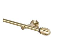 Bastone per tende 16 mm, 1 binario, oro antico, 180 cm con terminale Belluno