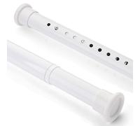 Bastone per tende a tensione resistente, 71-109 cm, asta a molla per armadio, per finestre o doccia, facile da installare, senza foratura, senza ruggine, per bagno, diametro asta 3,2 cm