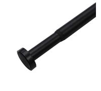 Bastone per Tende da Doccia In Lega di Alluminio - Binario Telescopico per Tende, Aste per Appendere I Vestiti Del Bagno, Asta per Tende Senza Trapano(Black,50-80cm)