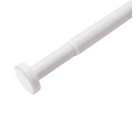Bastone per Tende da Doccia In Lega di Alluminio - Binario Telescopico per Tende, Aste per Appendere I Vestiti Del Bagno, Asta per Tende Senza Trapano(White,150-280cm)