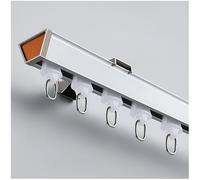Bastone per tende da soffitto resistente, versatile per pareti e soffitti, per divisori, tende pesanti, ottimizzazione dello spazio per casa e ufficio