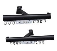 Bastone per tende decorativo da 2,4 m per montaggio laterale e divisori, include connettore, ideale per l'arredamento del soggiorno