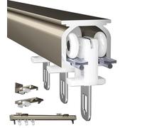 Bastone per tende in alluminio resistente, 50-600 cm, sistema divisorio per tende grandi, ideale per casa, ufficio e spazi per eventi