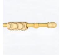 Bastone per Tende in Legno ø 35 mm anche per Tende Pesanti -Vari Colori e Misure