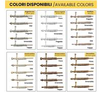 Bastone per Tende in Legno 35mm Su Misura - Artigianale con Sistema a Corda o Strappo - Movimento: A strappo, Lunghezza: 300 cm, Terminale: Smeraldo, Colore: Muffato