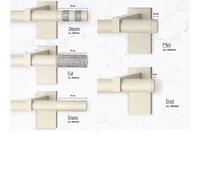 Bastone per tende moderno diametro 20 mm Linea decorativo 4 Made in Italy