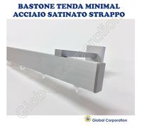 BASTONE PER TENDE PIATTO MODERNO ASTA TENDA BASTONI SCORRITENDA IN ALLUMINIO ITA
