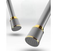 Bastone per Tende Telescopico a Pressione Senza Fori 87-120 cm 32 mm Grigio